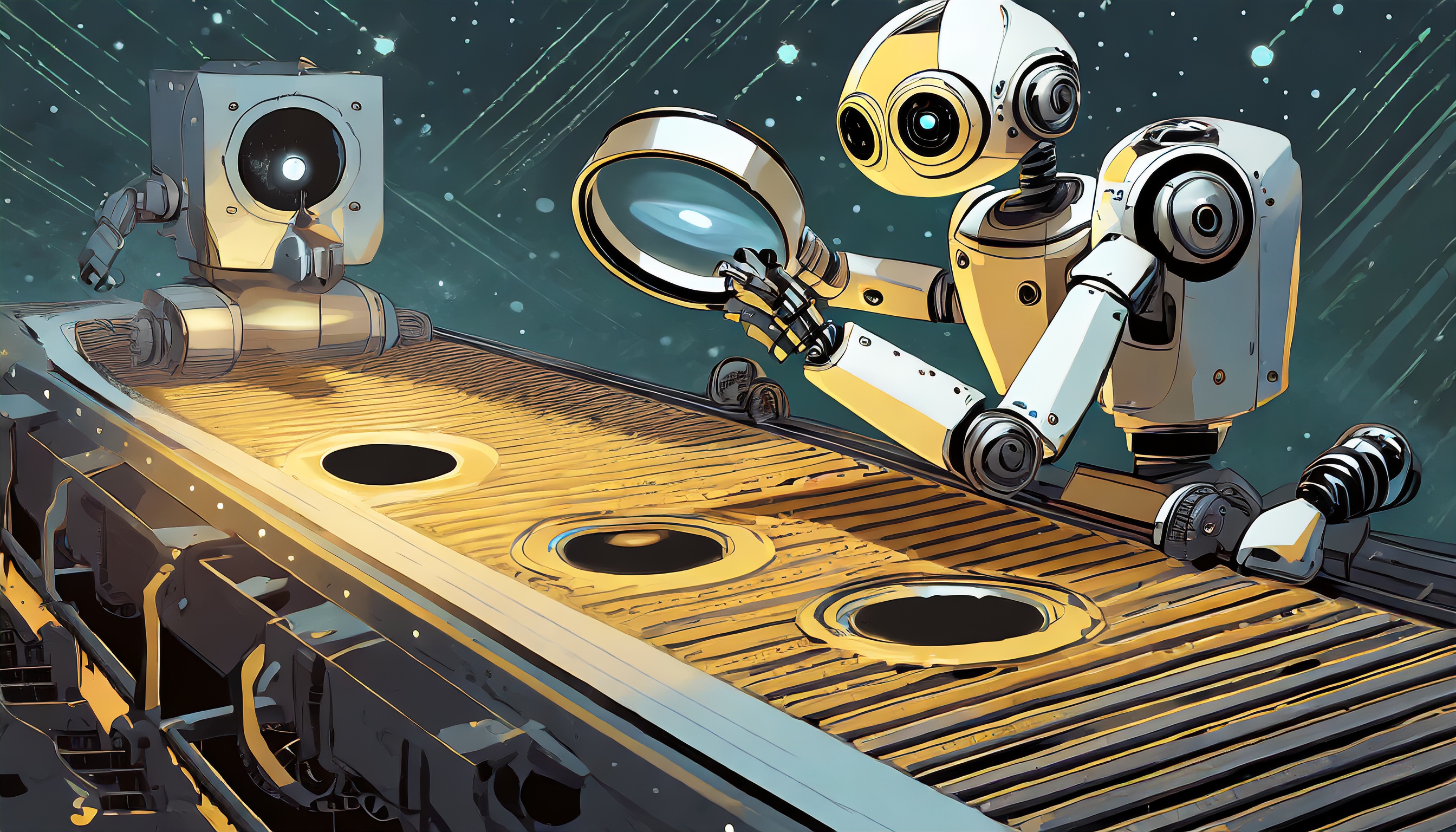 AI-generated illustration for asimov