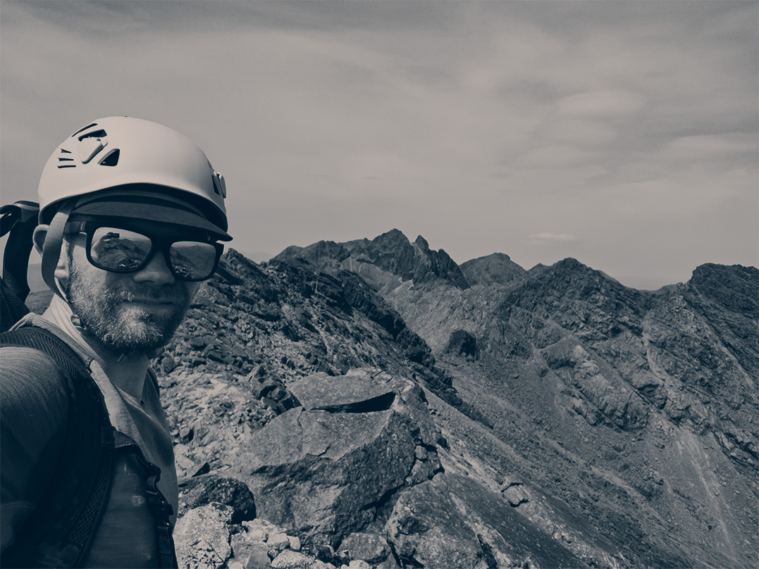 Daniel Williams on a mountain